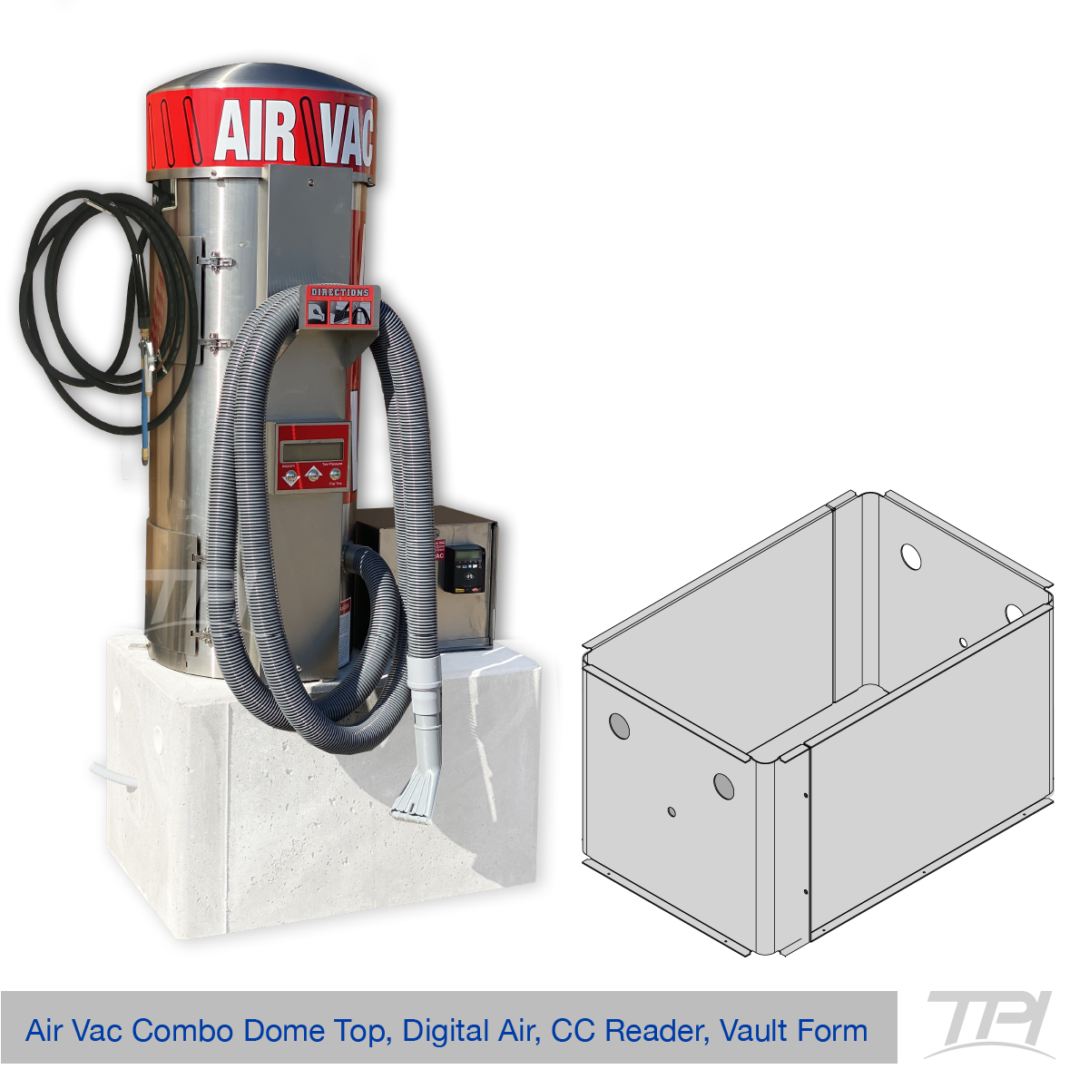TPI Air Vac Combo Dome Top