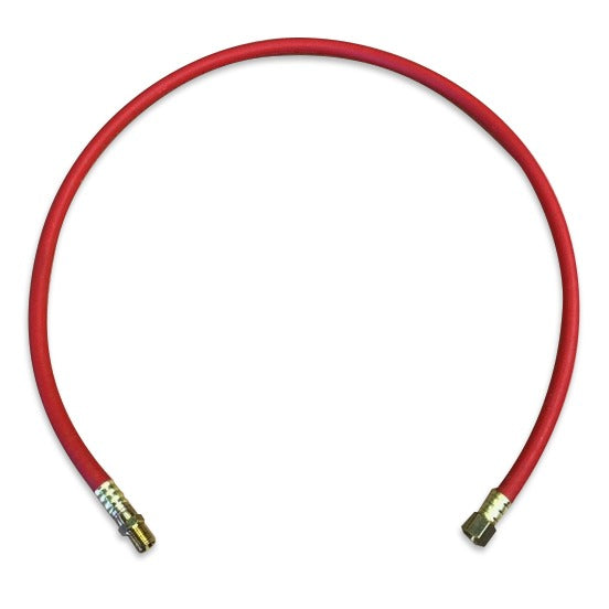 4 FT x 1/4 Red Hose