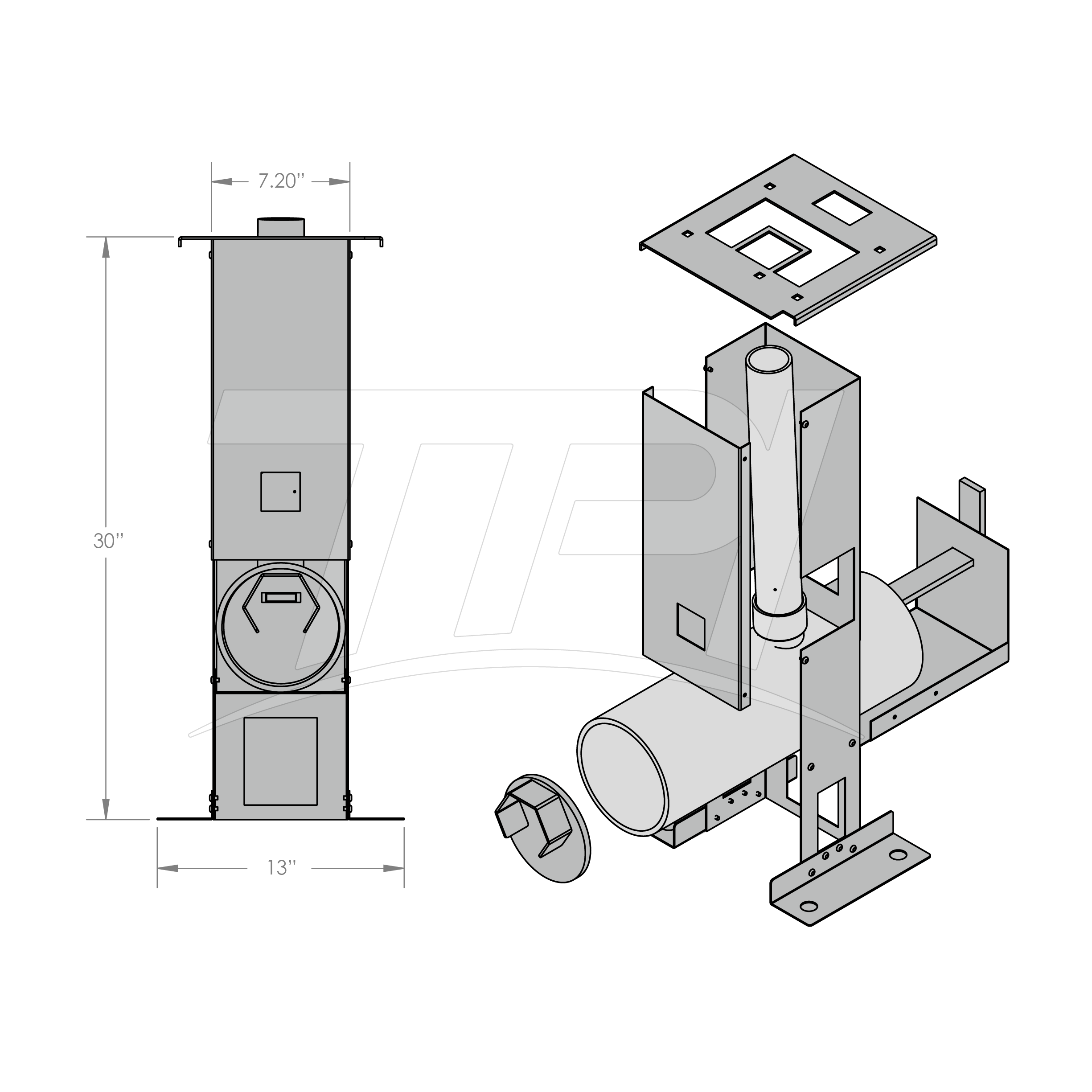 Vault Pedestal