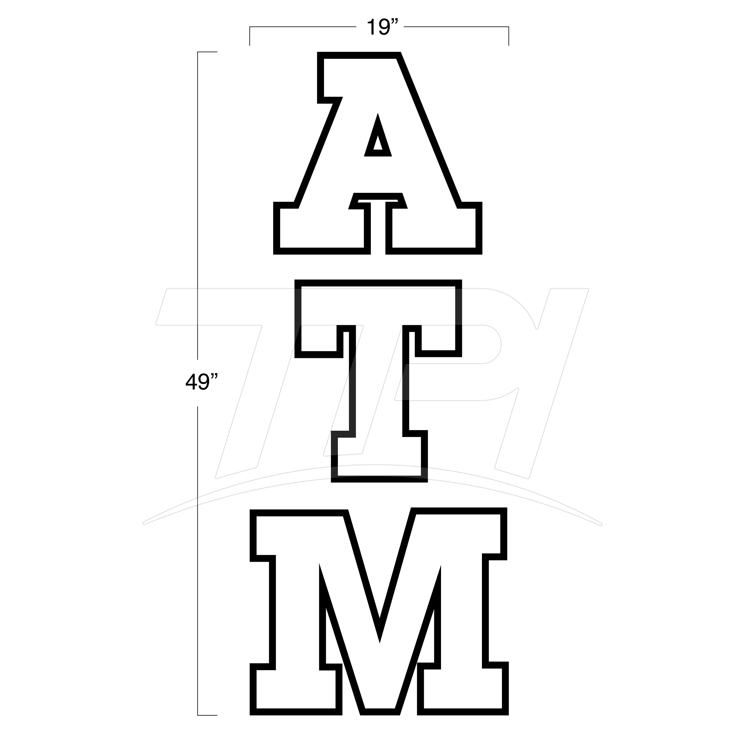 ATM Decals Large - Set of 2