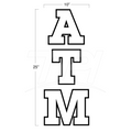 ATM Decals Small - Set of 2
