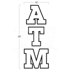 ATM Decals Small - Set of 2