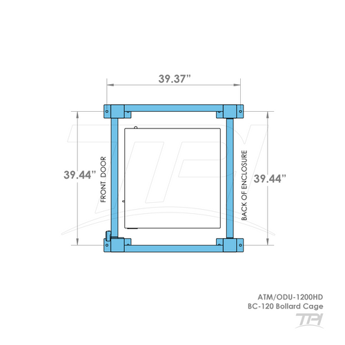 ATM Bollard Cage ODU-1200HD
