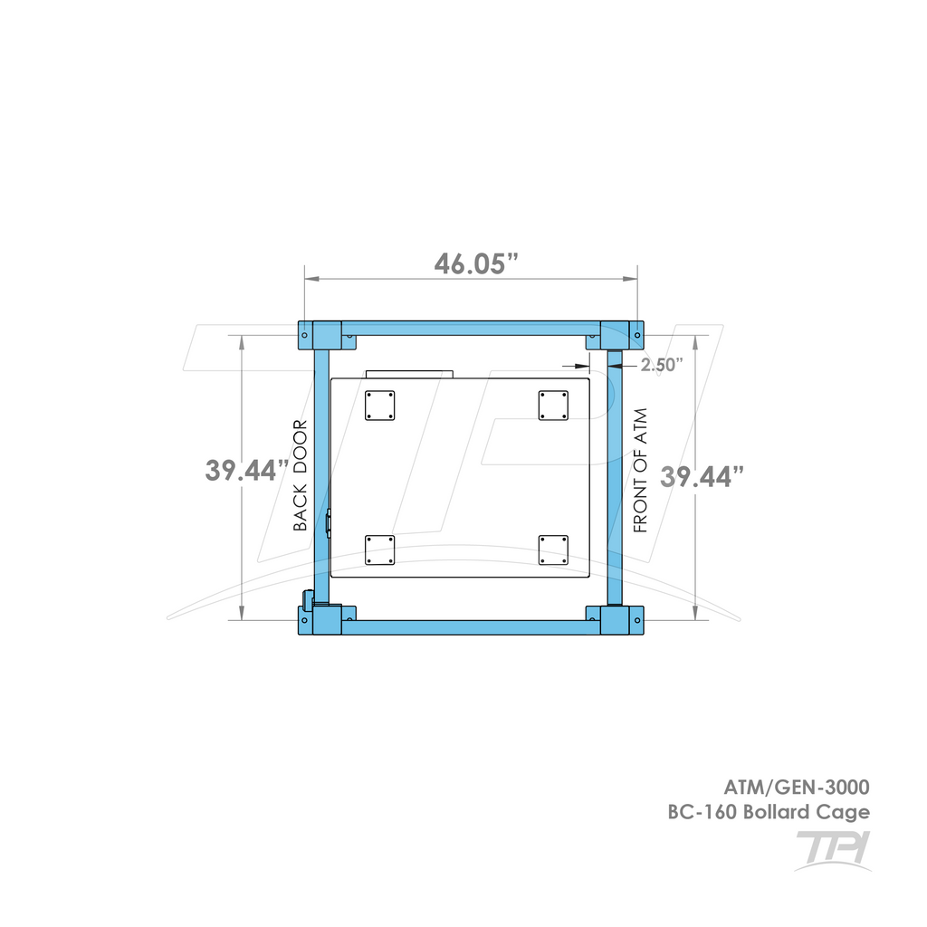 ATM Bollard Cage Gen 3000 BC 160