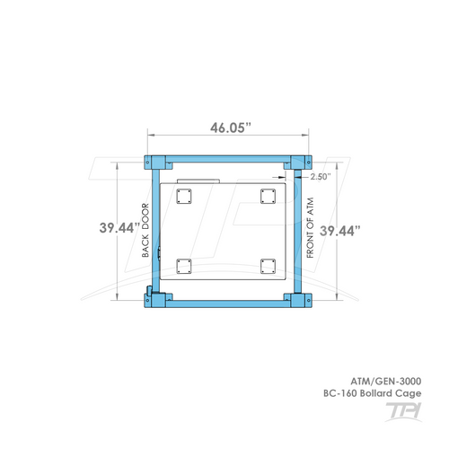 ATM Bollard Cage Gen 3000 BC 160