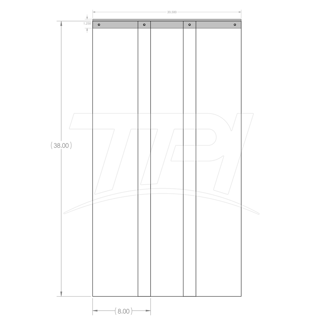 Weather Strips OD Flat Front