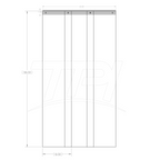 Weather Strips OD Sloped Top
