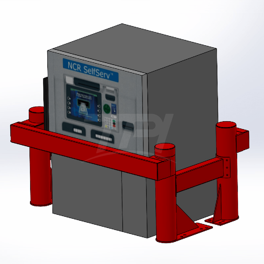 ATM Bollard Full Surround Swing Gate