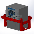 ATM Bollard Full Surround Swing Gate