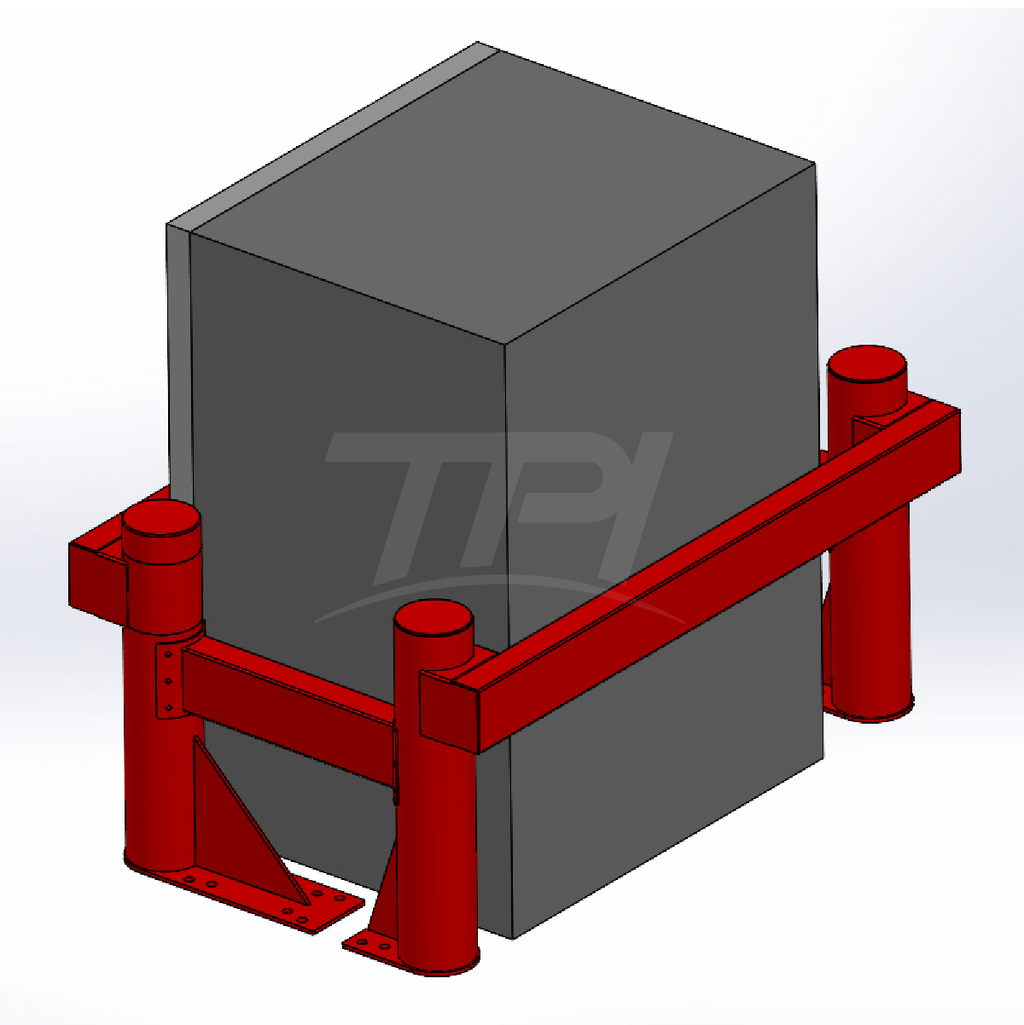 ATM Bollard Full Surround Swing Gate