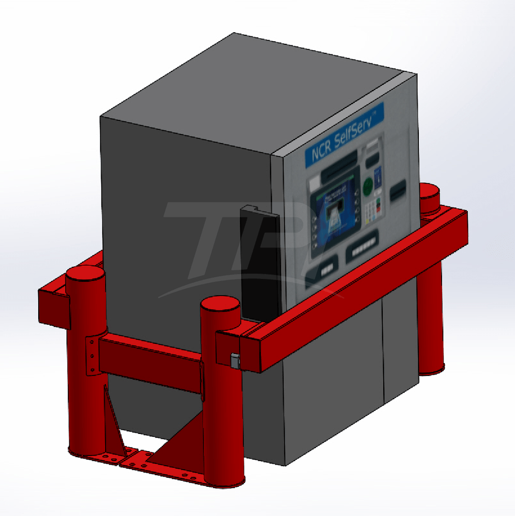 ATM Bollard Full Surround Swing Gate